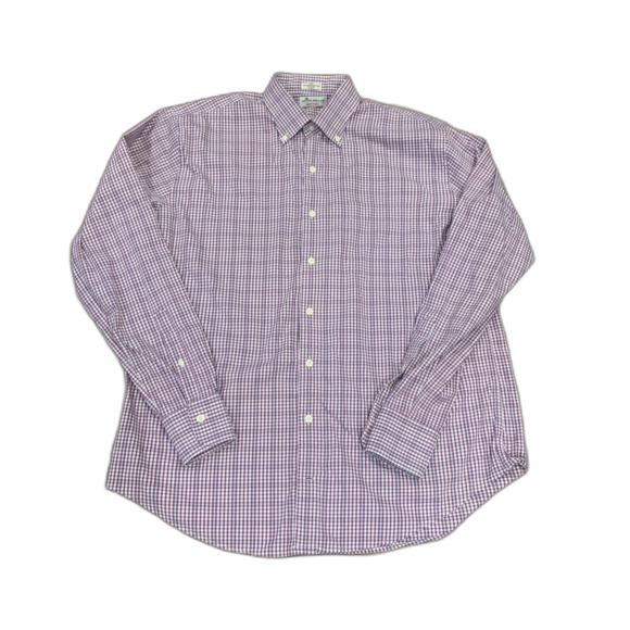 Peter Millar Other - Peter Millar crown comfort button down long sleeve shirt men's plaid size large
